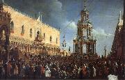 Gabriel Bella Maundy Thursday on the Piazzetta France oil painting reproduction